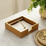 De Massion Opus Leather Napkin Cradle