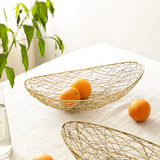 De Massion Vivian Basket Large Size in Gold