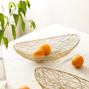 Vivian Basket Large size in gold