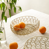 De Massion Meza Basket Large Size in Gold