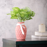 De Massion Pink Wavecera Vase