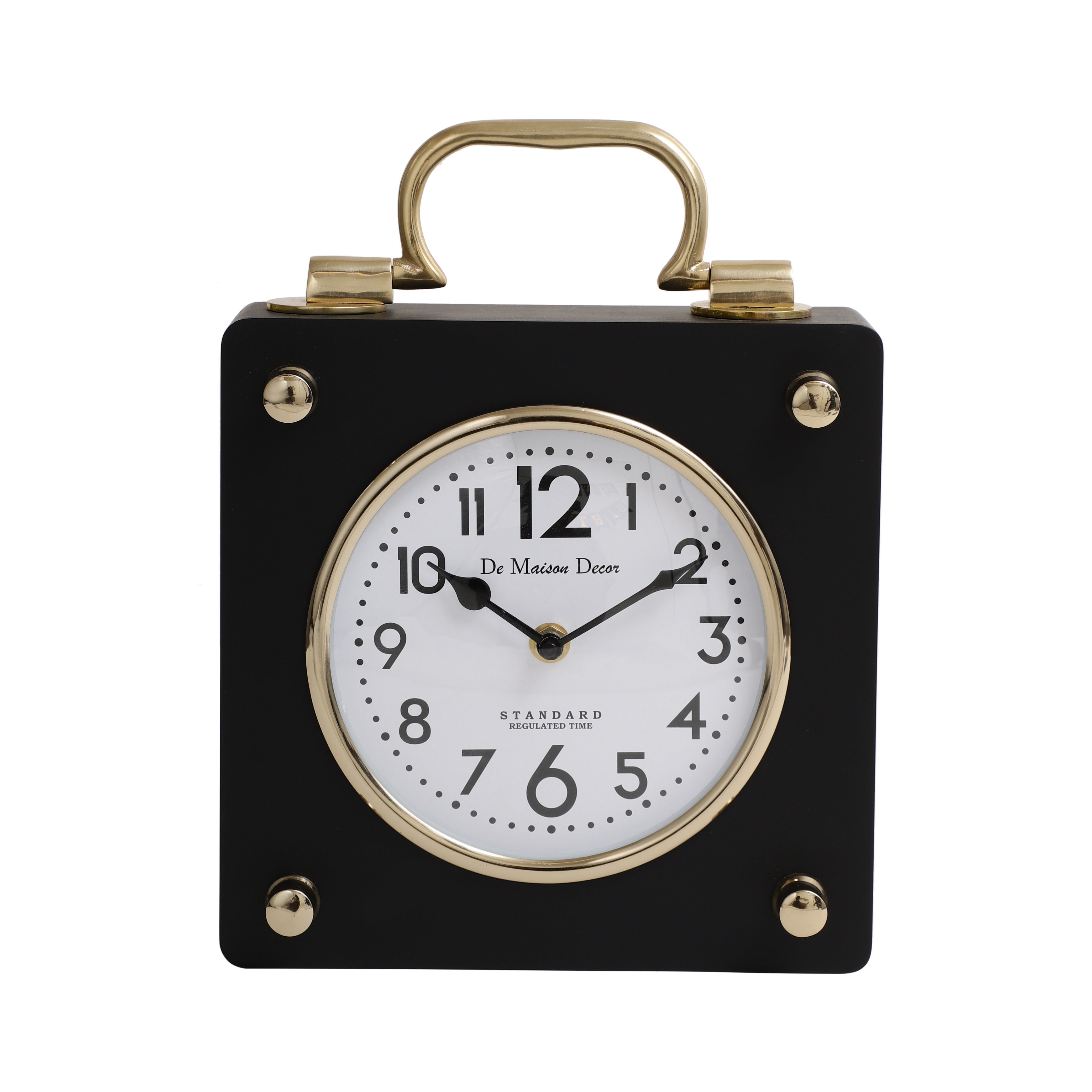 De Massion Cubekeeper Clock Black