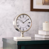 De Massion Seraphic Marble Timepiece in Silver