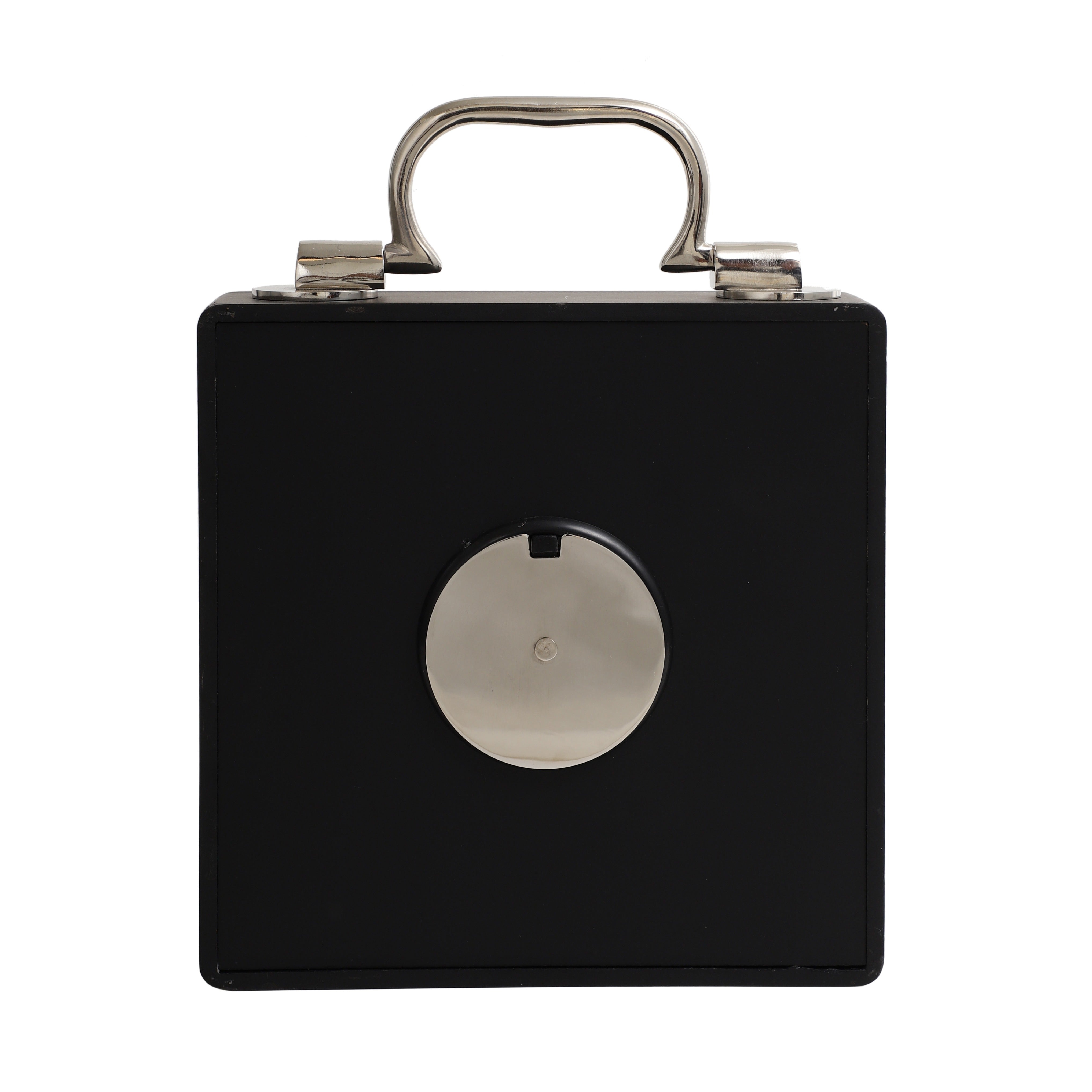 De Massion Cubekeeper Clock Silver