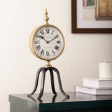 De Massion Quad Stand Clock in Black