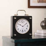 De Massion Cubekeeper Clock Silver