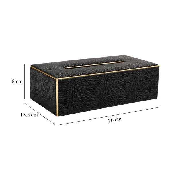 De Massion Slytherin Leather Napkin Box dimensions