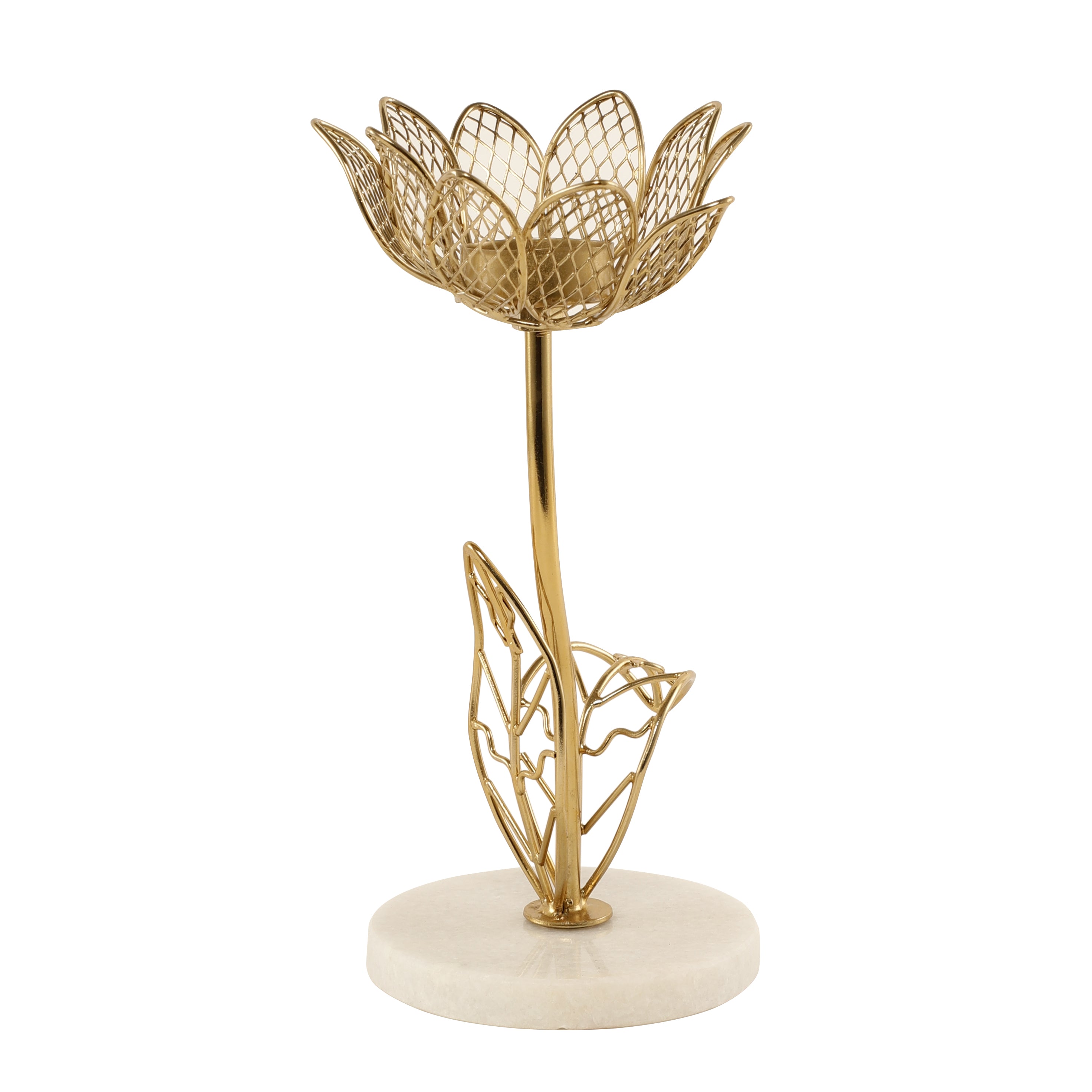 Kamal Marble tealight candle holder