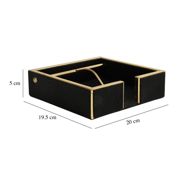 De Massion Opus Leather Napkin Cradle dimensions