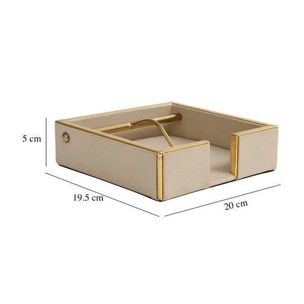 De Massion Opus Leather Napkin Cradle dimensions