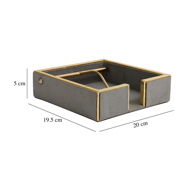 De Massion Opus Leather Napkin Cradle dimensions