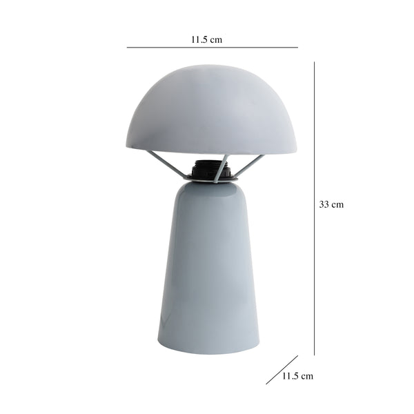 De Massion Aurora Sky Blue Enamel Glow Lamp dimensions