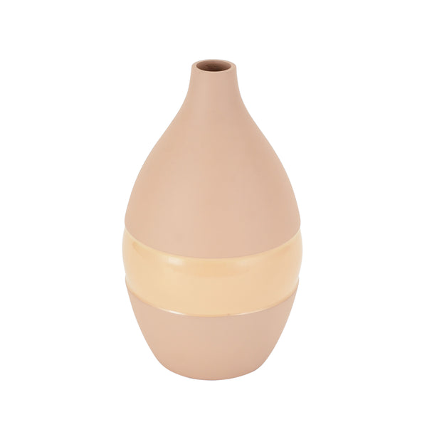 De Massion Vesera Peach Enamel Vase dimensions