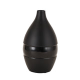 De Massion Vesera Black Enamel Vase Large