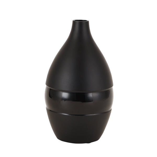 Vesera Black Enamel Vase Large dimensions