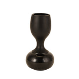 De Massion Chalice Black Enamel Vase