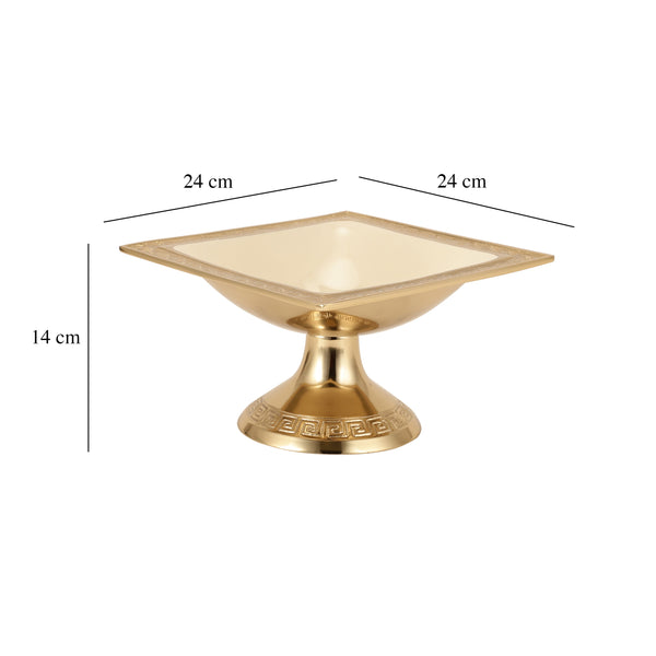 De Massion Vs Design Platter Stand in Gold dimensions