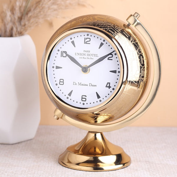 The Etched World Table Clock dimensions