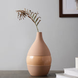 De Massion Vesera Peach Enamel Vase Large