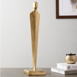 De Massion Pedestal Figurine Gold