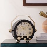 De Massion Kent Clock in Black Gold