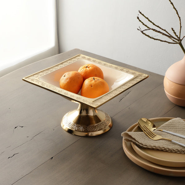 VS Design Platter stand in Gold dimensions
