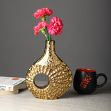 De Massion Seashell Serenity Vase - Small Gold