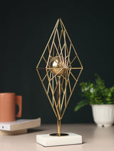 De Massion Diamond Prism Decor in Gold