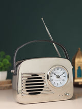De Massion Melodic Memories Table Clock Silver