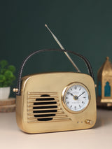 De Massion Melodic Memories Table Clock Gold