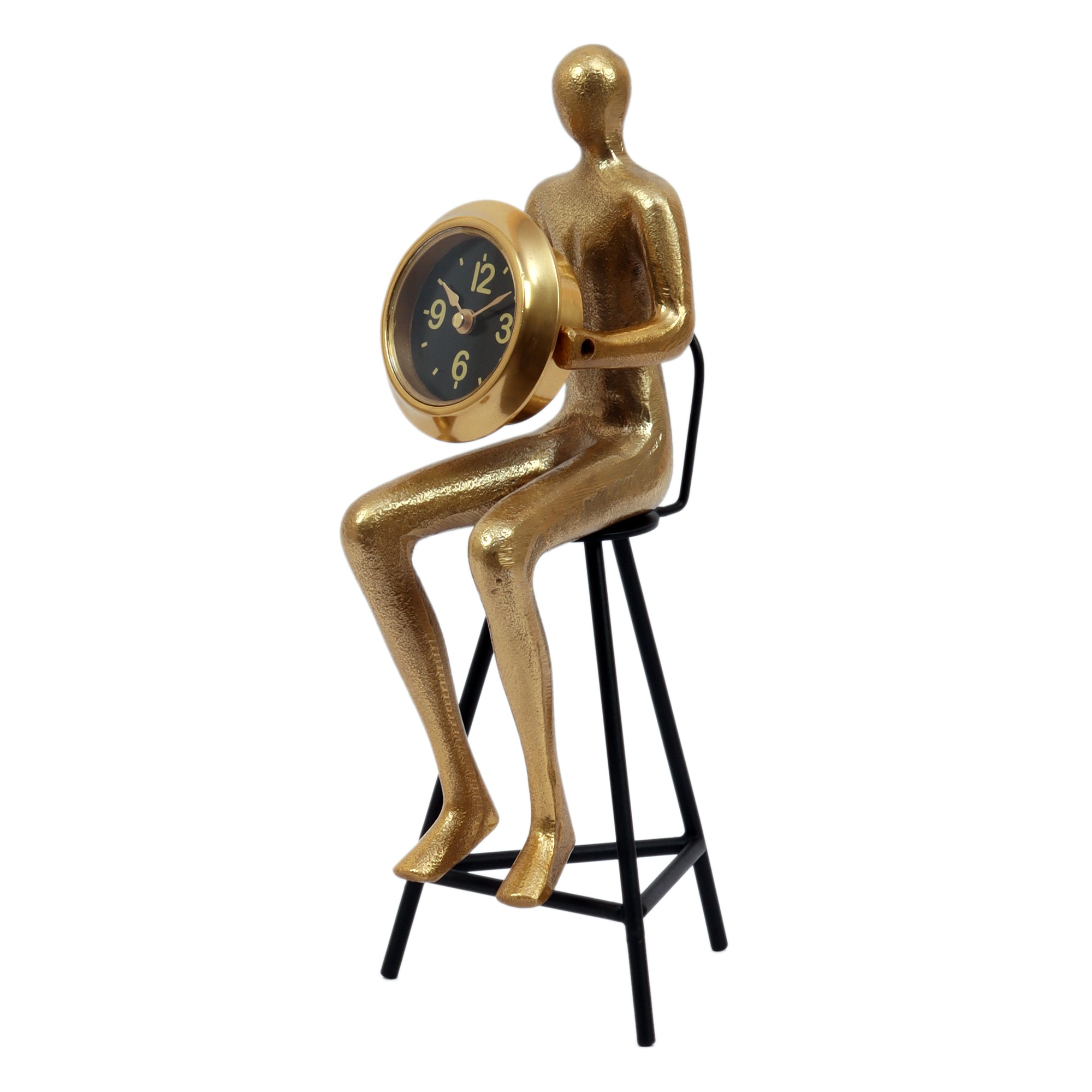 Sitting Man Table Clock