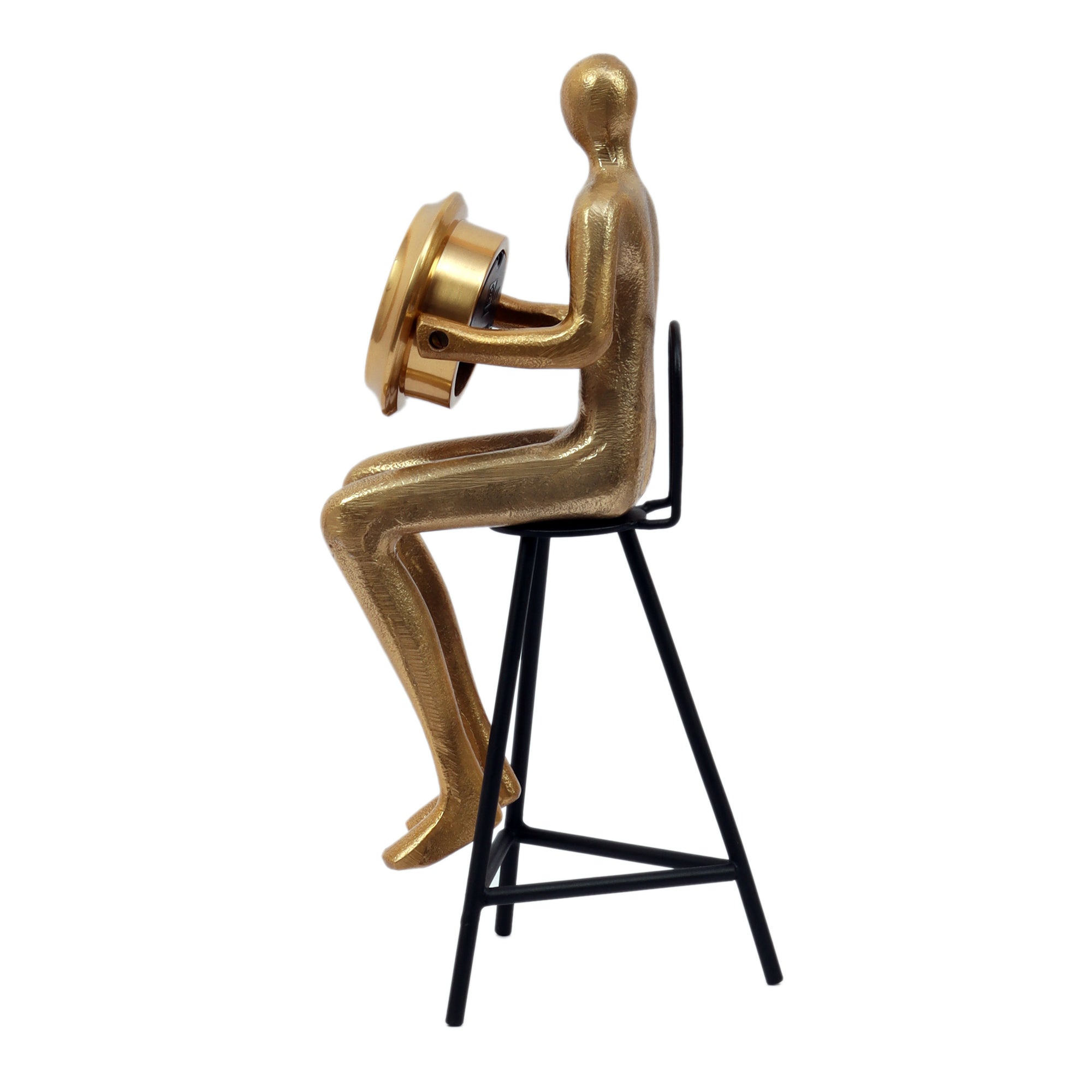 Sitting Man Table Clock