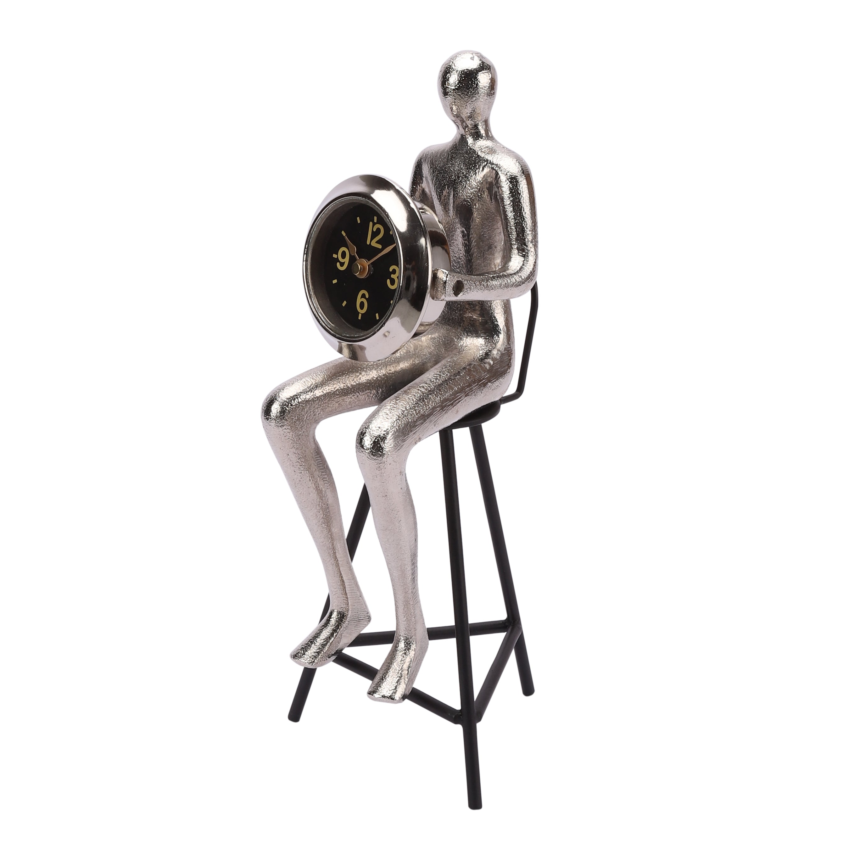 Sitting Man Table Clock