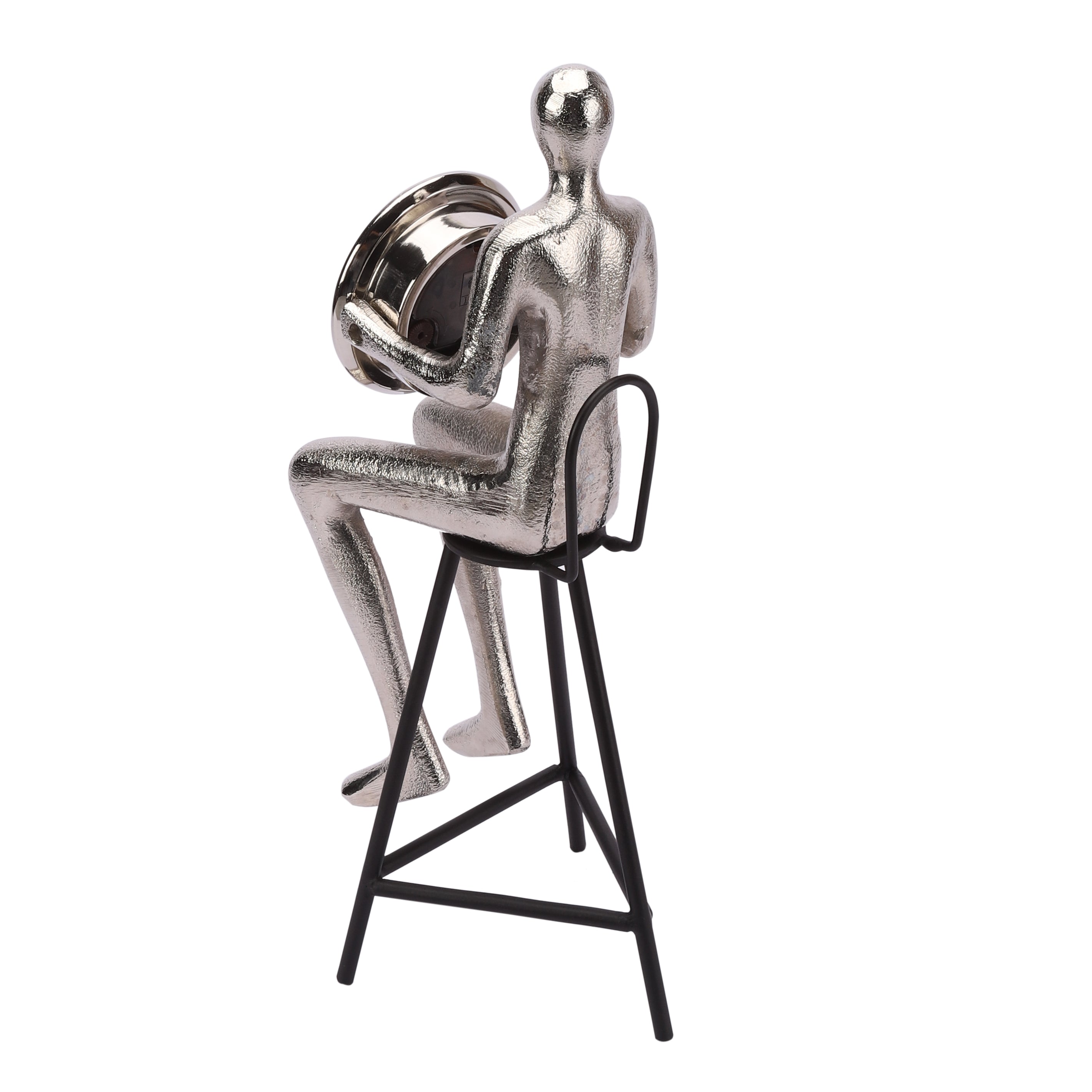 Sitting Man Table Clock