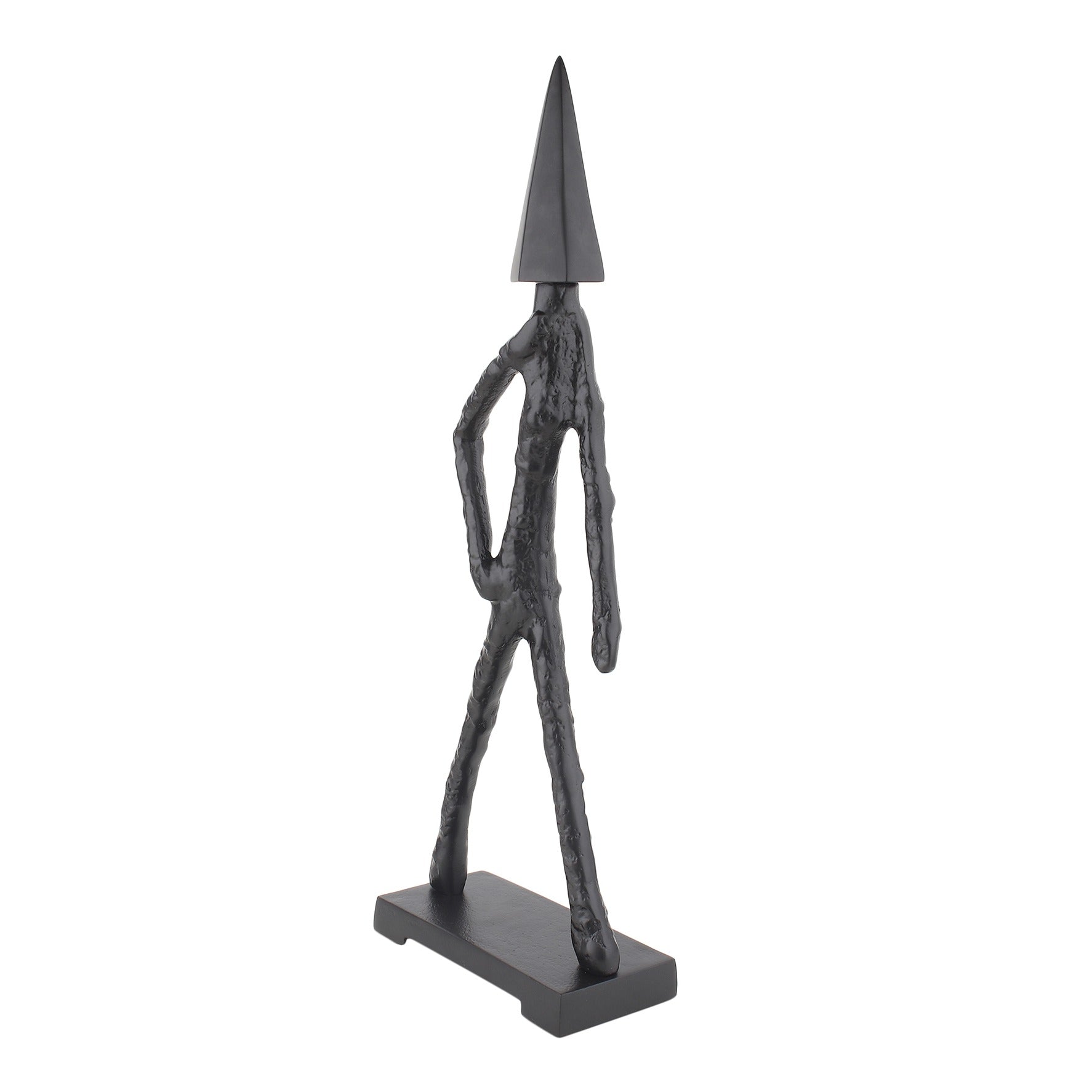 Arrowed Being Sculpture in Black