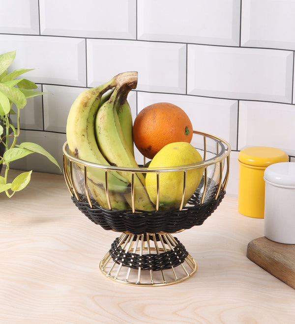 Elowen Bloom Medium Bowl Gold dimensions