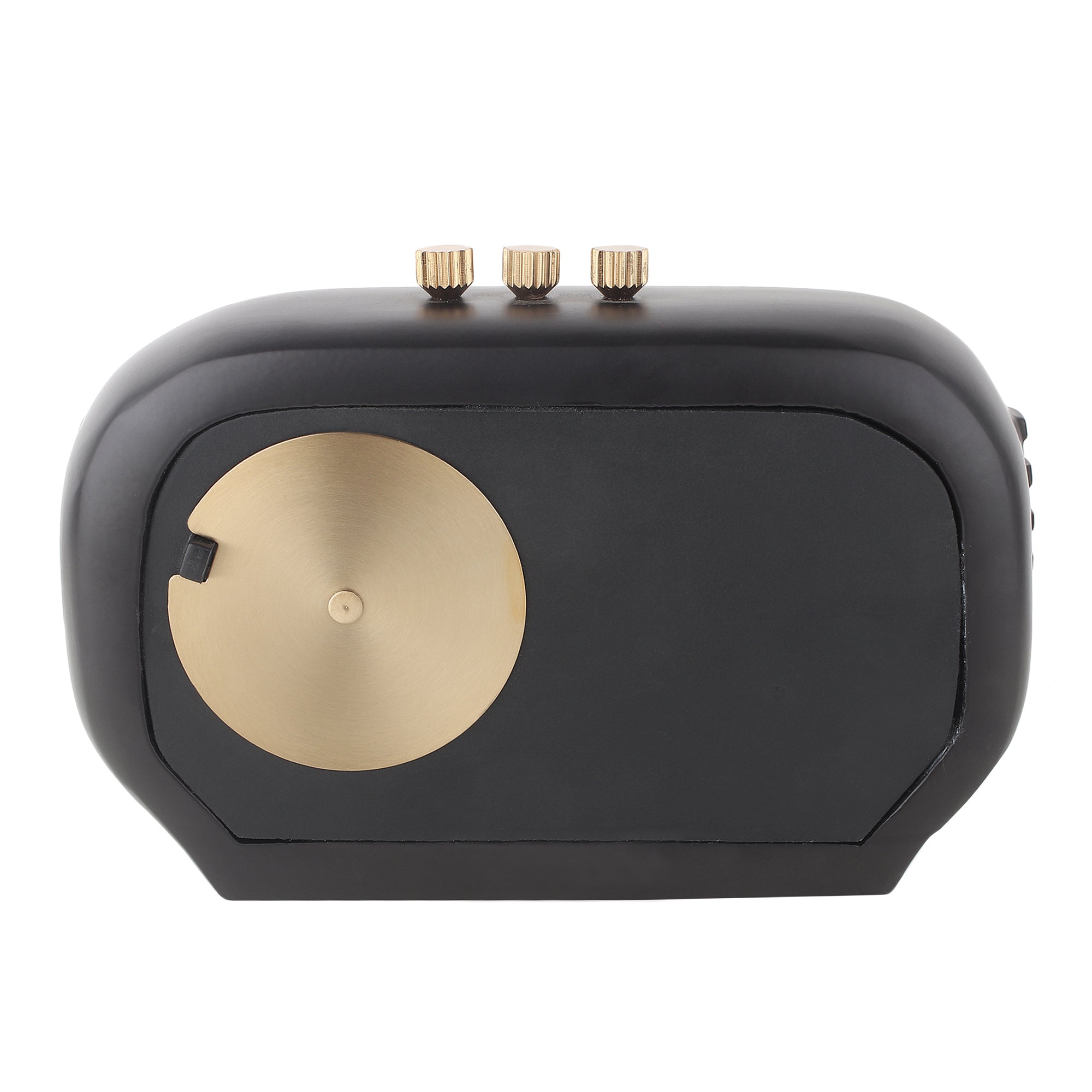 Radio Reverie Table Clock in Black