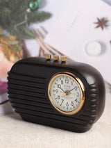 De Massion Radio Reverie Table Clock in Black