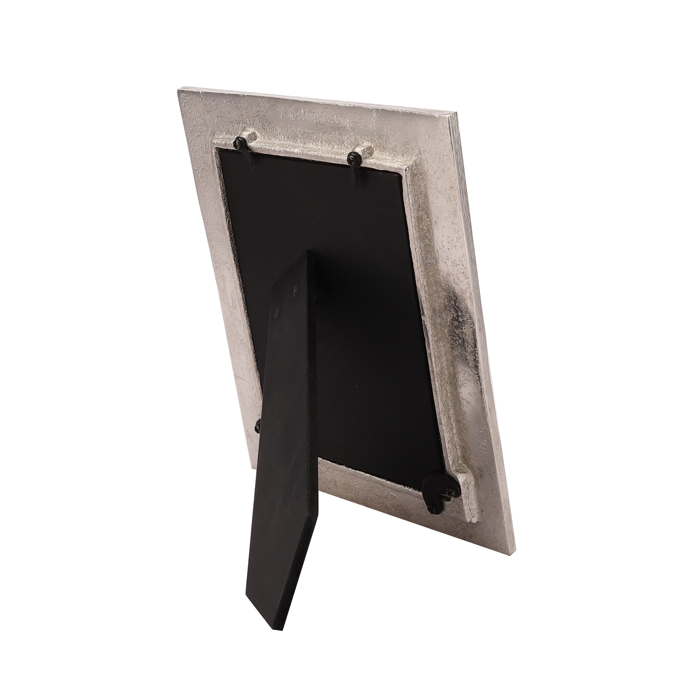 Leaf Pattern Photo Frame Silver  Large Size