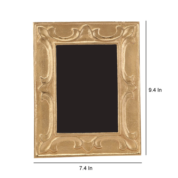 De Massion Leaf Pattern Photo Frame Gold Large Size dimensions