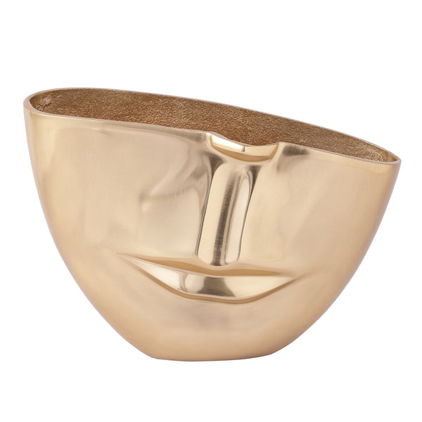 De Massion The Amused Gold Face Vase dimensions