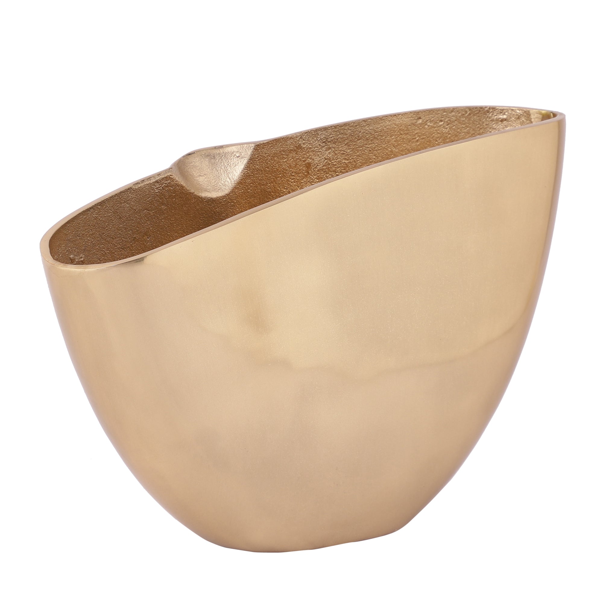 The Amused Gold Face Vase
