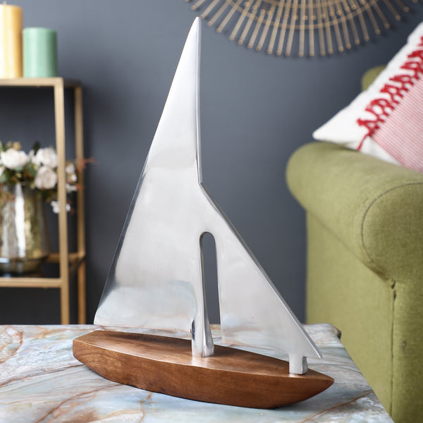 The Sail Boat shesham Wood dimensions