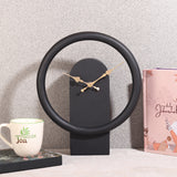 De Massion Wood's Dual Essence Clock in Black