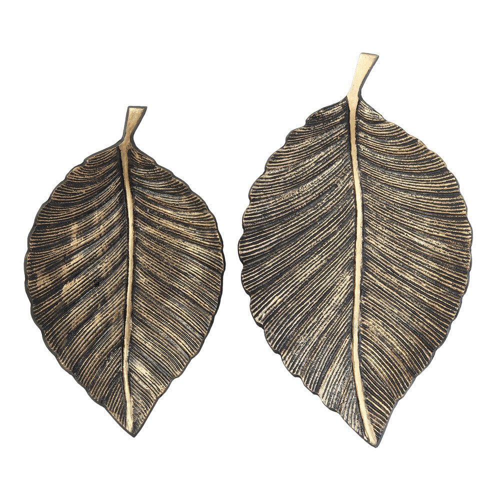Leafy Affair- the Black Gold Tray set