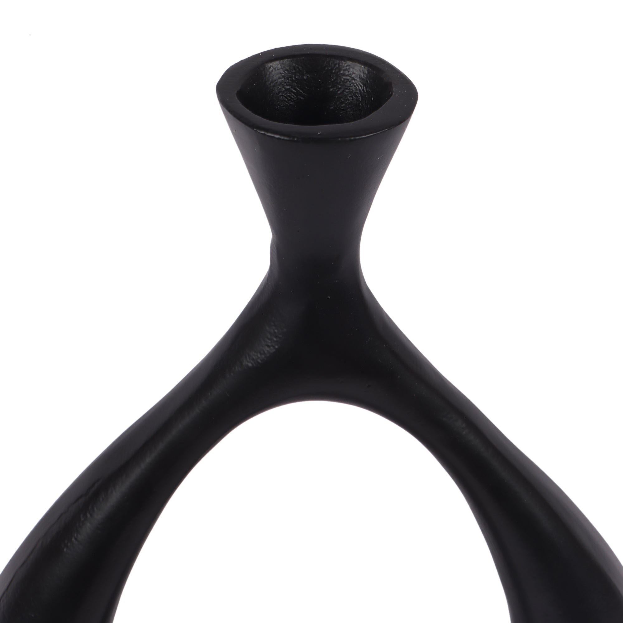 Oblong Gold Table vase in Raw finish
