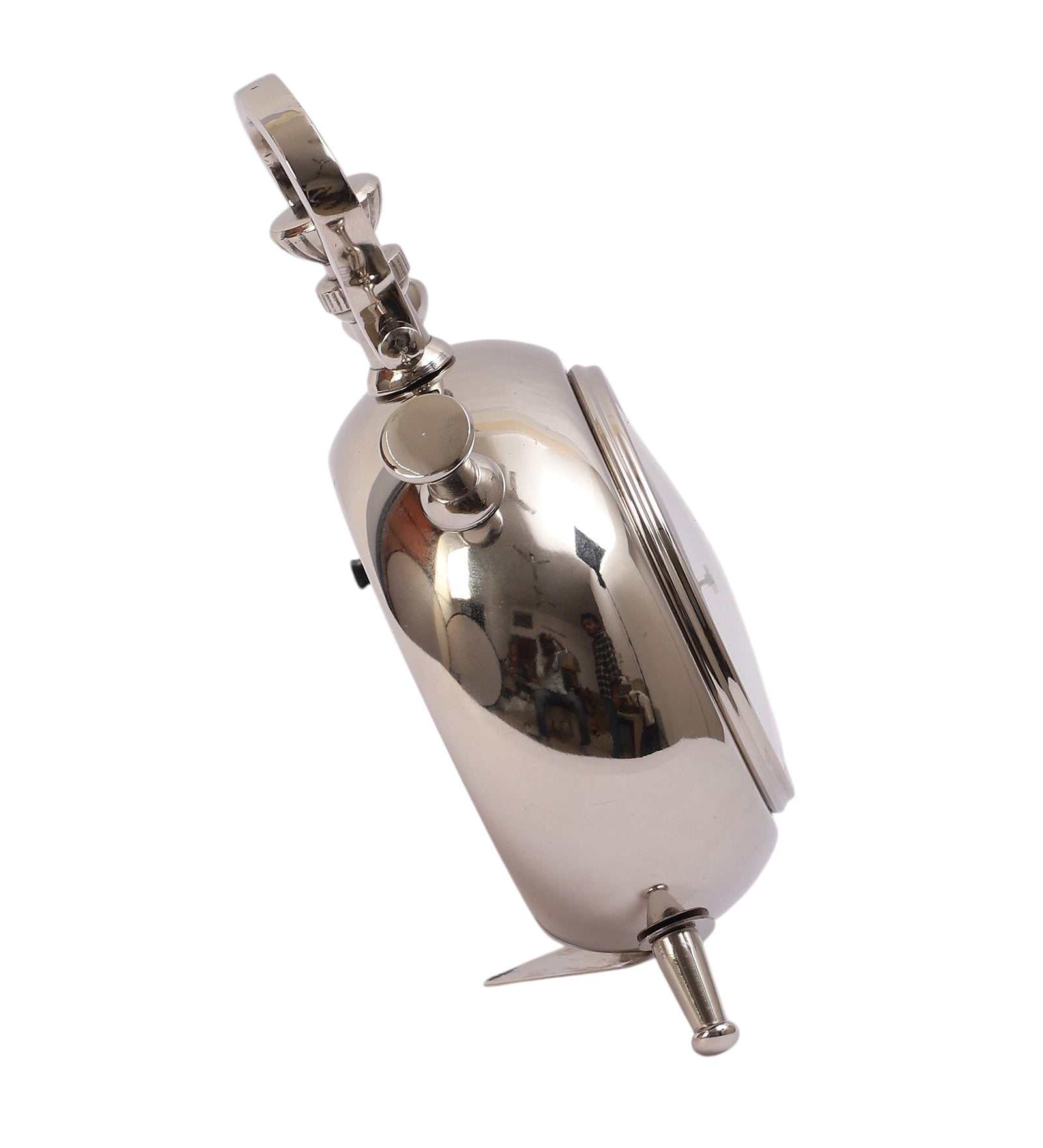 The Belvedere Table Clock Silver