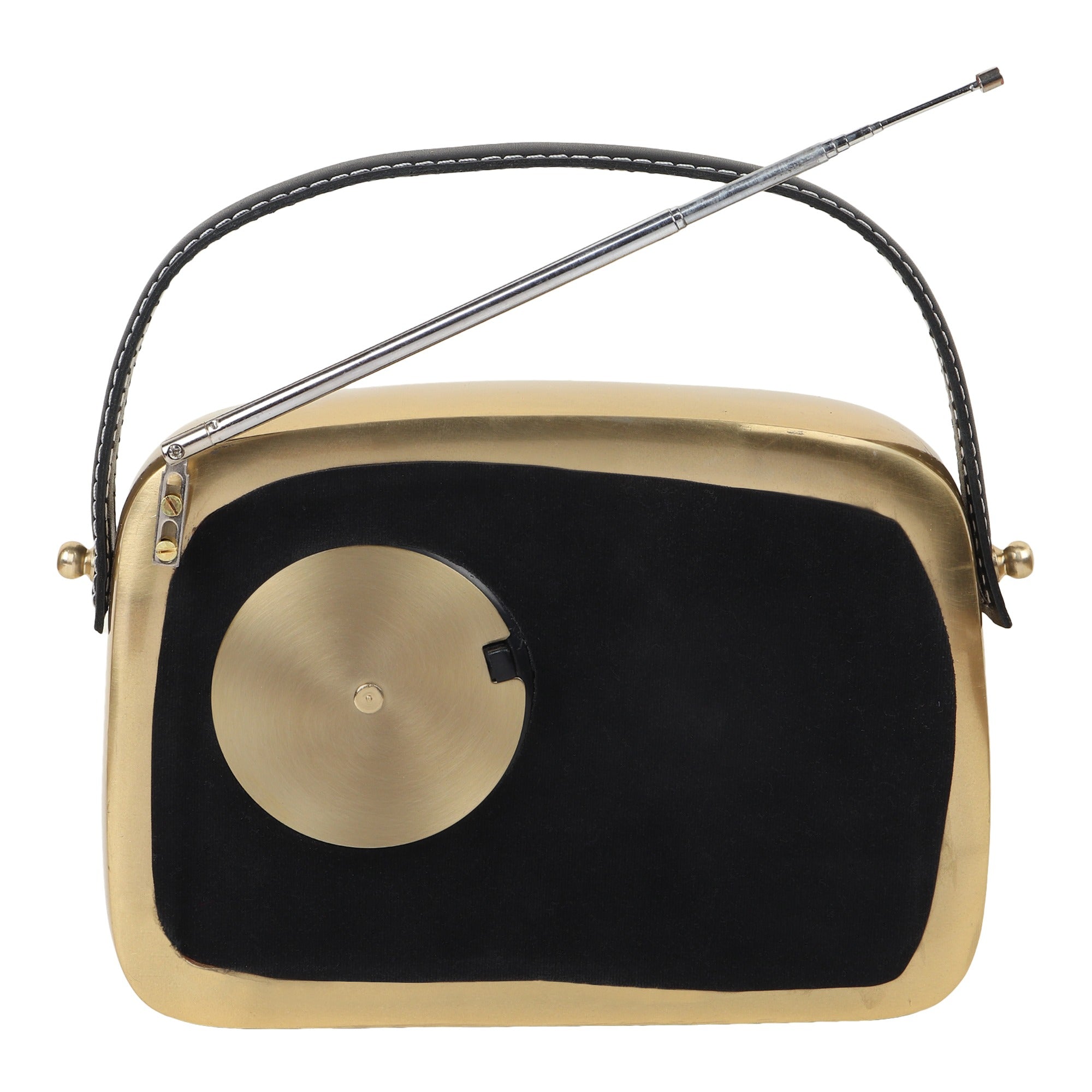 De Massion Melodic Memories Table Clock Gold