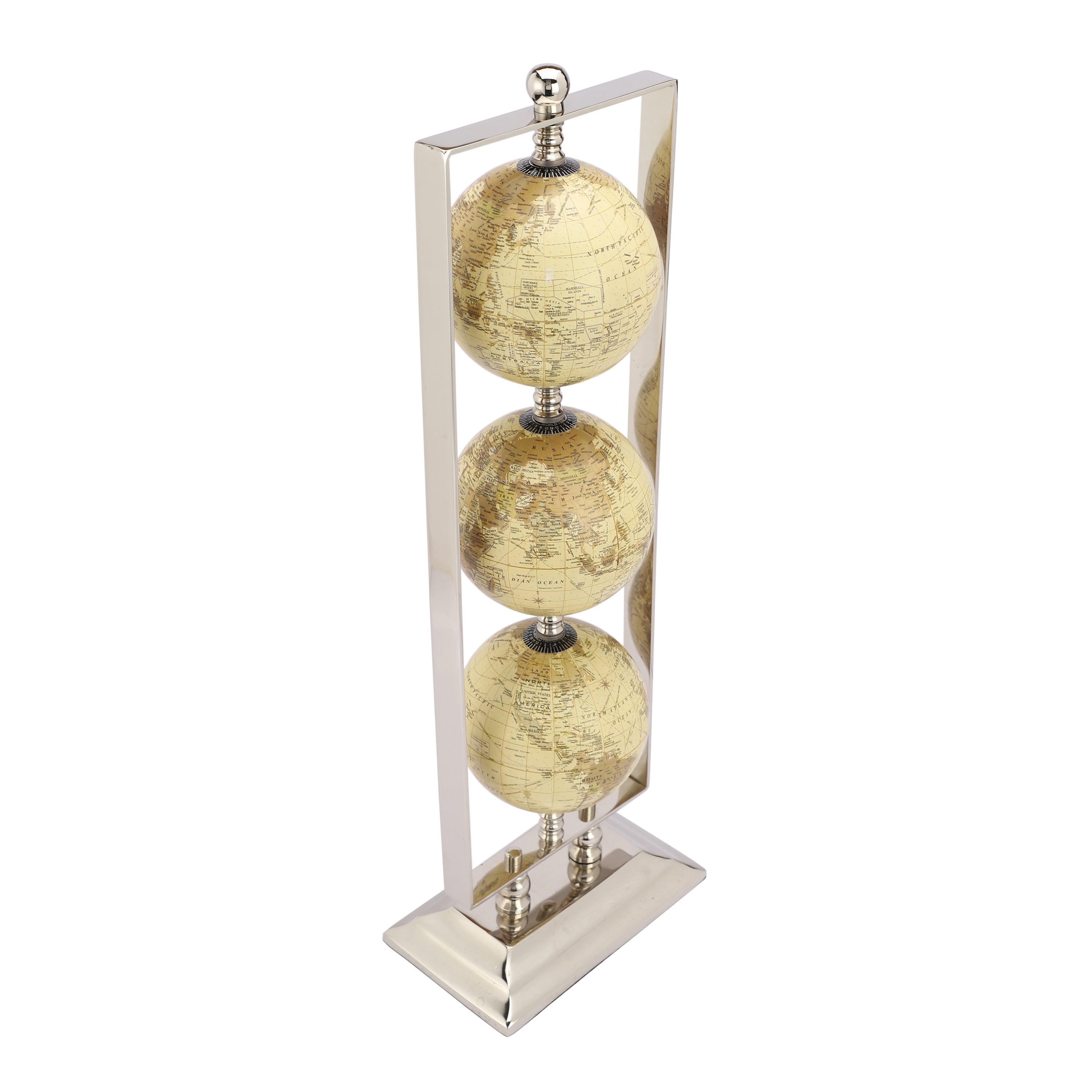 Triple Vertical Globe Stand
