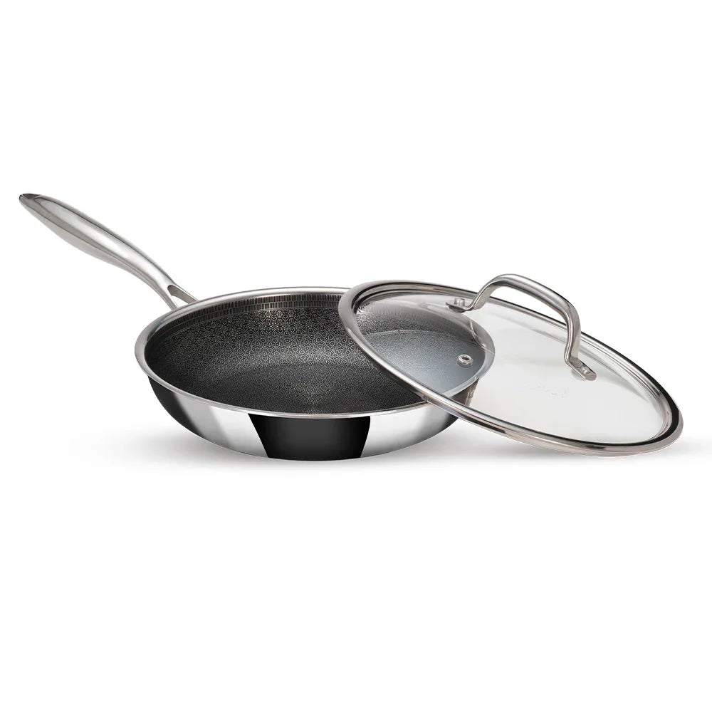 Stellar Triply Frypan 22 cm with Glass Lid - HomeTown